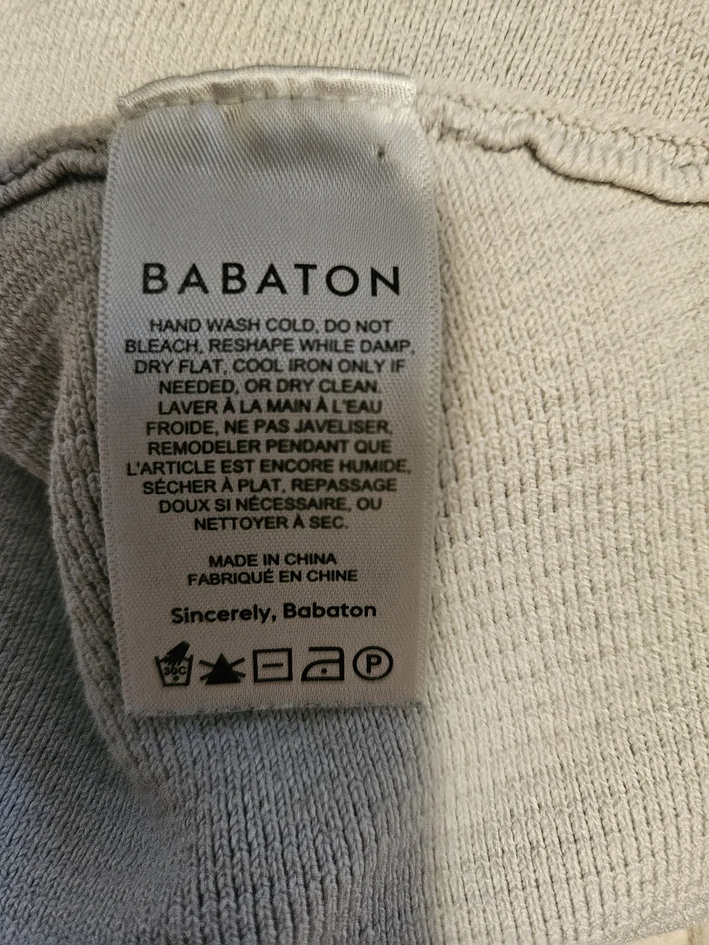 Babaton Ribbed Cropped Tank Top Size Medium - Picture 4 of 5